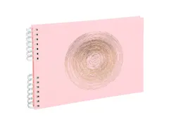 Fotoalbum Spiraal 50p wit 32x22 Ellipse grijs