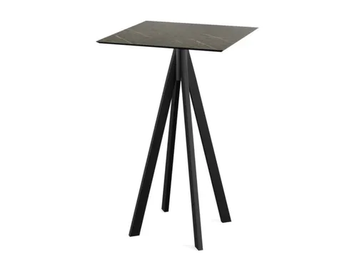 statafel,HxBxD 1090x700x700mm,rechthoekig,4voeten zwart