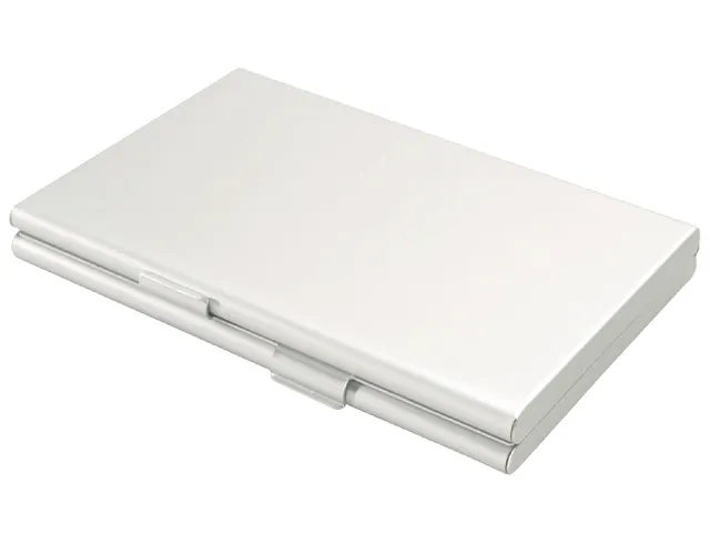 Porte-cartes de visite duo aluminium