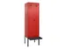 locker met bank,voor scheiding van kleding,HxBxD 2120x600x815mm,2vak
