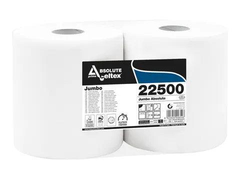 Toiletpapier Celtex Absolute Maxi Jumbo 2-laags 500 meter krimp a 6 ro