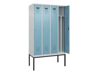 locker voor scheiding van kleding,HxBxD 2120x1200x500mm,4vak - 1