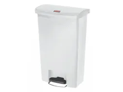 Pedaalemmer Slim Jim Step On Front Kunststof 50 Liter Wit
