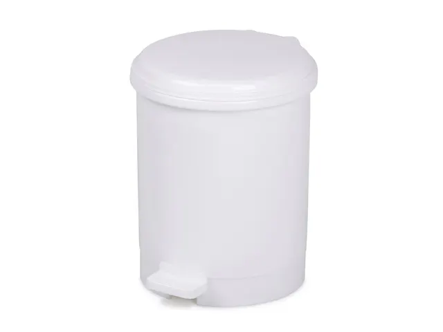 Pedaalemmer CEP 20 liter wit met soepel voetpedaal