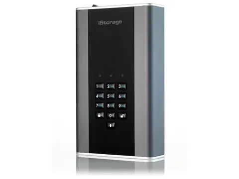 iStorage diskAshur DT 2, 14 TB, 3.2 Gen 1 (3.1 Gen 1), Zwart