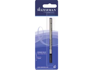 Rollerpenvulling Waterman Blauw Fijn op blister - 1