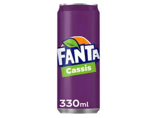 Frisdrank Fanta cassis blik 330ml - 1