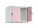 opzetkast,v. locker,2vak.,vak B 300mm,HxBxD 500x600x500mm,draaigrendel