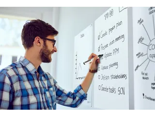 Legamaster Magic-Chart flipchart folie XL met ruit 90x120cm - 5