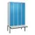 locker voor scheiding van kleding,HxBxD 2120x1200x815mm,4vak