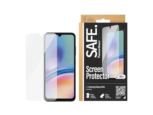 PanzerGlass SAFE. by Screen Protector Samsung Galaxy A05s | Ultra-W