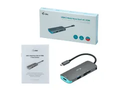 Usb-c Metal Nano Dockingstation 4k Hdmi + Stroomvoorziening 60 W