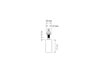 Inbouw Zeeppomp Hoogglans, Dj0121c - 2