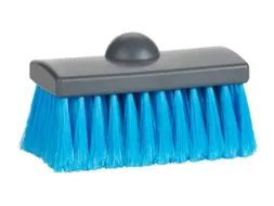 Vikan Classic wasborstel met waterdoorvoer blauw splitvezel 15cm