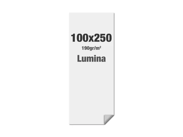Print Lumina voor Brightbox Pro Flex Wand 100x250 cm