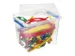 Q-line opbergbox 52L transparant blauw - 50x40x38cm