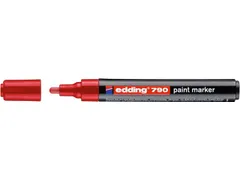 Paintmarker edding 790 op alcoholbasis 2-3mm rood