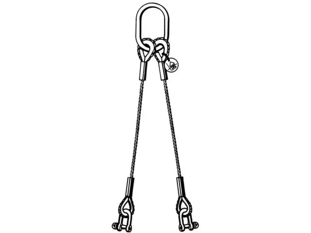 Staaldraadstroppen 4strengen 6.6t 0-45° Kabel Ø 18mm Harpsluiting