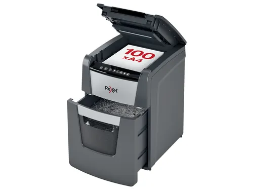 Papiervernietiger Rexel Optimum Auto+ 100M P-5 snippers 2x15mm