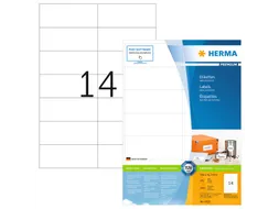 HERMA 4625 Premium etiketten A4 105x42,3mm Wit 2800 stuks