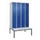 locker met bank,HxBxD 2120x1200x815mm,4vak,vak B 300mm,cil.-slot