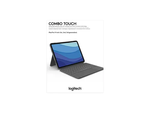 Logitech Combo Touch Toetsenbord iPad Pro (1,2,3gen) 11-inch QWERTY UK