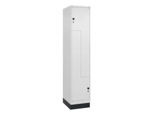 Z-garderobekast,HxBxD 1950x400x500mm,vak B 200/400mm,draaigrendel