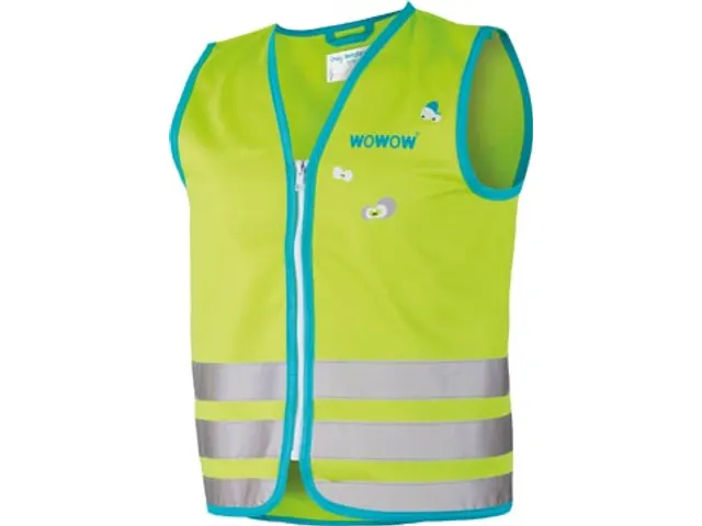 Crazy Monster Jacket Reflecterend Fluohesje Kind Groen Small