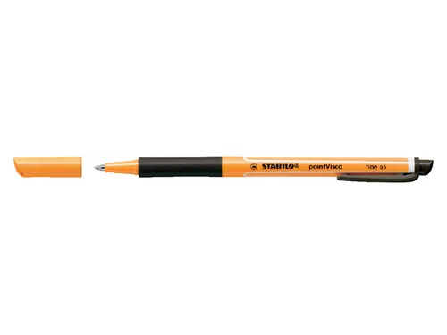 Rollerpen Stabilo Pointvisco Zwart 0.5Mm