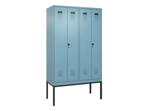 PBM-locker,HxBxD 2120x1200x500mm,4vak,vak B 300mm,draaigrendel