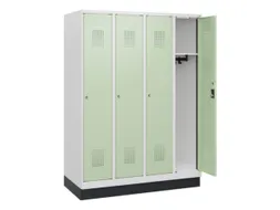 schoollocker,HxBxD 1630x1200x500mm,4vak,vak B 300mm,cil.-slot,sokkel