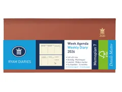 Agenda 2026 Ryam Memoplan 7 Nappa 7dagen/2pagina's landscape assorti