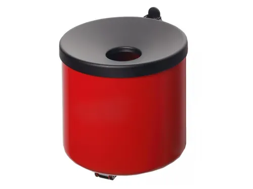 wandasbak,HxØ 100x90mm,romp staal,romp RAL3000