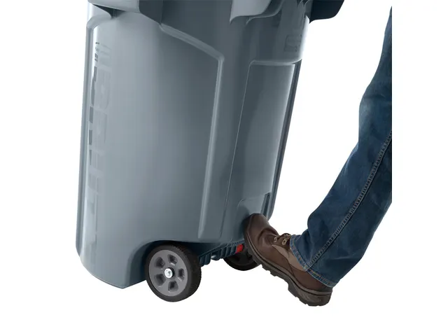 Brute container op Wielen 166,5 Liter Grijs