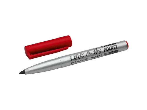 Viltstift Bic 1445 ecolutions rond fijn rood