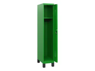 schoollocker,HxBxD 1630x300x500mm,1vak,vak B 300mm,cil.-slot,voeten - 1