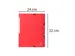 Elastomap Nature Future zonder kleppen A4, 400 g/m², rood karton