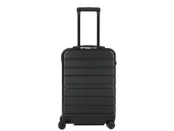 Reistrolley JSA maat S 54,5 x 35,5 x 20,5 cm mat zwart gerecycled ABS