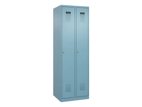 locker voor scheiding van kleding,HxBxD 1850x600x500mm,2vak