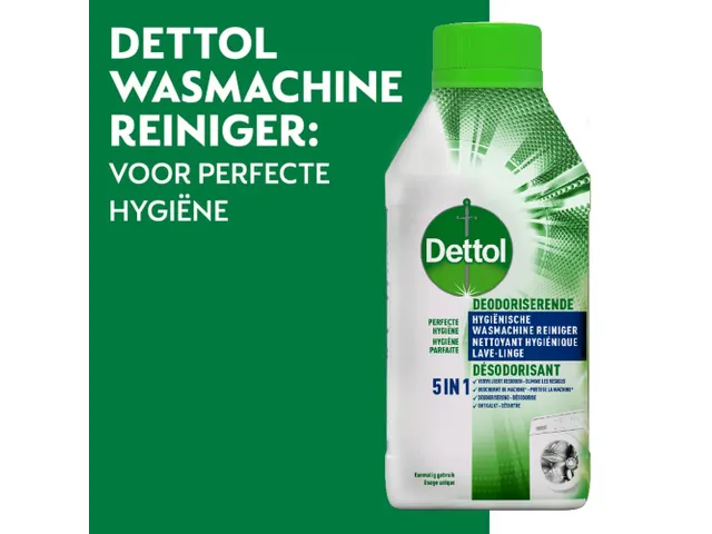 Dettol 5 in 1 Wasmachine Reiniger 2x 250ml