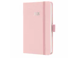Weekagenda Feel A6 2026 (NL/FR/EN/DU) Soft Rose Hardcover