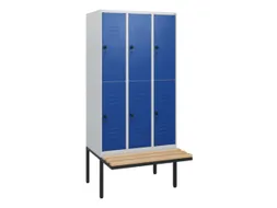 Dubbeldekse dekenkist,HxBxD 1950x900x815mm,3x2vak.,vak B 300mm