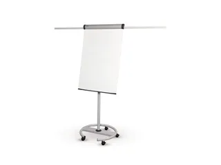 Verrijdbare Flipover MAULsolid Ronde voet - 1
