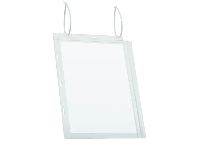DURABLE waterbestendige infohoes A4 met kabelbinders