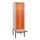 Z-garderobekast,HxBxD 2120x600x815mm,2vak,vak B 300mm,cil.-slot