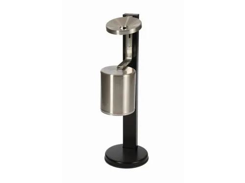 Staande Veiligheidsasbak 6 liter Rvs