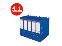 Ordner Esselte No.1 72mm PP 30% gerecycled folie Multipack blauw 5 stu