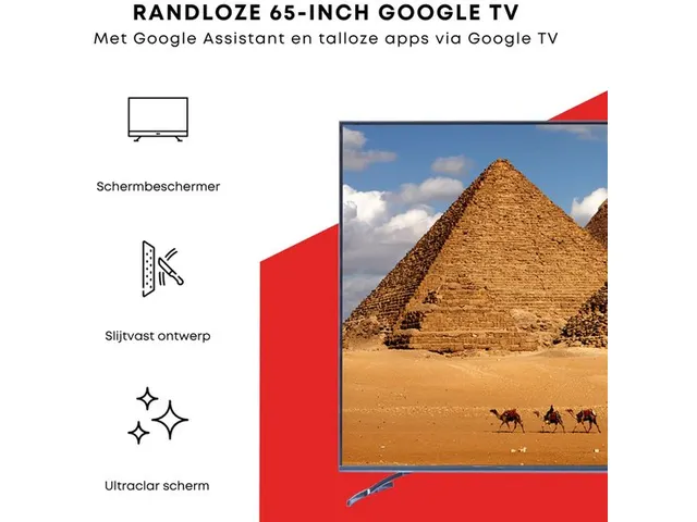 65UA3400X Tornado 65'' (165,1cm) 4K Ultra HD Smart TV Wifi Zwart