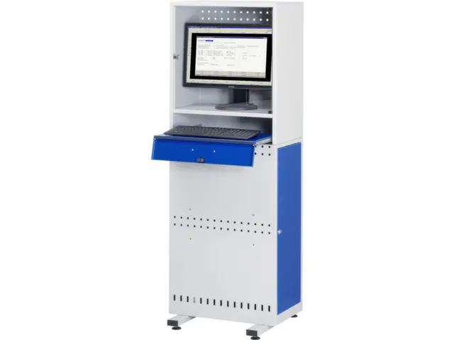 Computerkast 1650x 600x 570mm Uittreklade Voor Toetsenbord Monitorvak