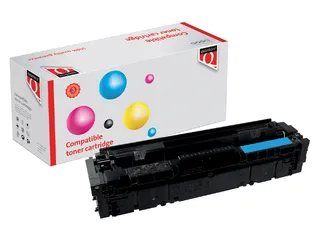 Tonercartridge Quantore alternatief tbv HP CF401X 201X blauw HC - 1